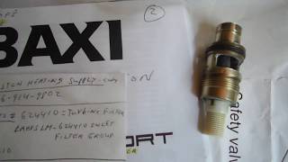 BAXI LUNA 310 fi low water pressure,how to Change the turbine filter