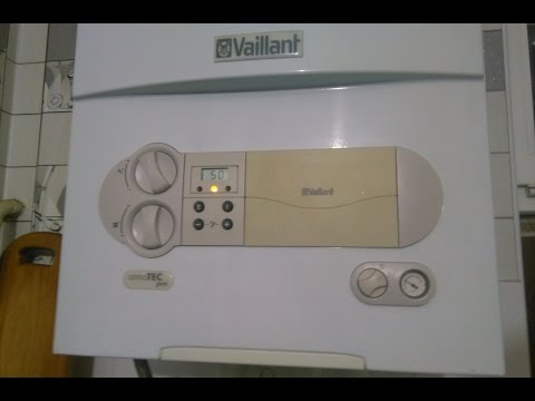Shoe mounted gas Vaillant boiler from scale