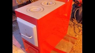 Простой котёл отопления своими руками для дома в 100 кв. м. (simple stove)