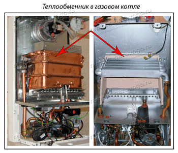 zamena teploobmennika gazovom kotle