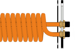 Змеевик для нагрева воды в бойлере