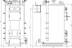 Чертеж конструкции отопительного агрегата