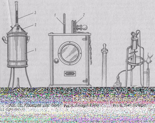 Аппарат Коха,печь Пастер,Фильтровальные свечи