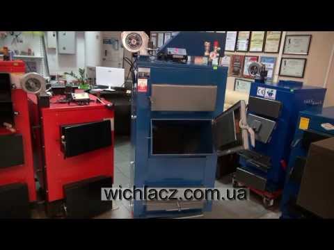 Твердотопливный котел Wichlacz GK-1 38 кВт Польша ( 2-3 суток горение) Вихлач.