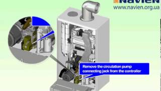 Демонтаж циркуляционного насоса