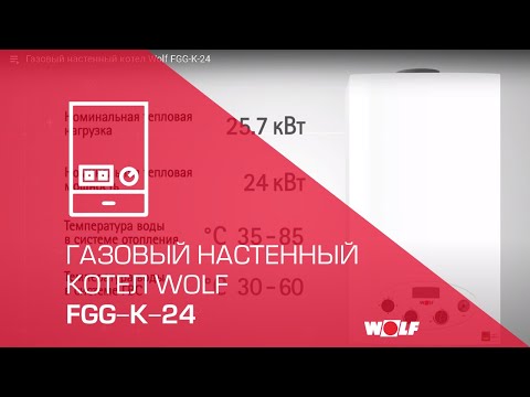 Газовый настенный котел Wolf FGG-К-24