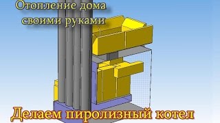 Пиролизный котел 15-25 кВт.Изготовление и испытание. Отопление дома своими руками