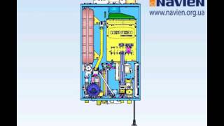 Демонтаж, замена и ремонт расширительного бака на котле NAVIEN ACE Turbo 30К 35К
