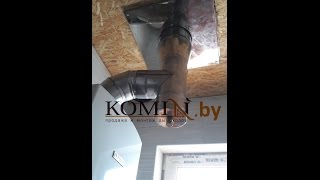 Дымоход утепленный для газового котла Bosch в каркасном доме