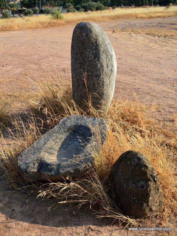 Megalithic grinding stone