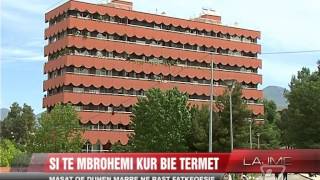 Si të mbrohemi kur bie termet - News, Lajme - Vizion Plus