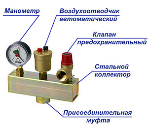 Подключение буферной емкости к твердотопливному котлу