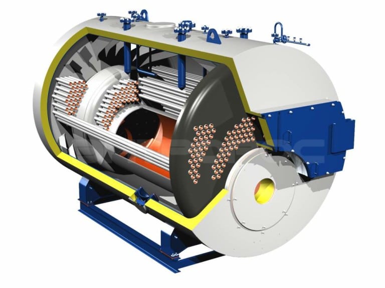 Строение парового котла