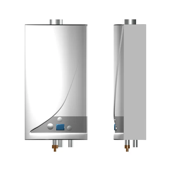 Газовый котел, изолированные на белом фоне Лицензионные Стоковые Изображения