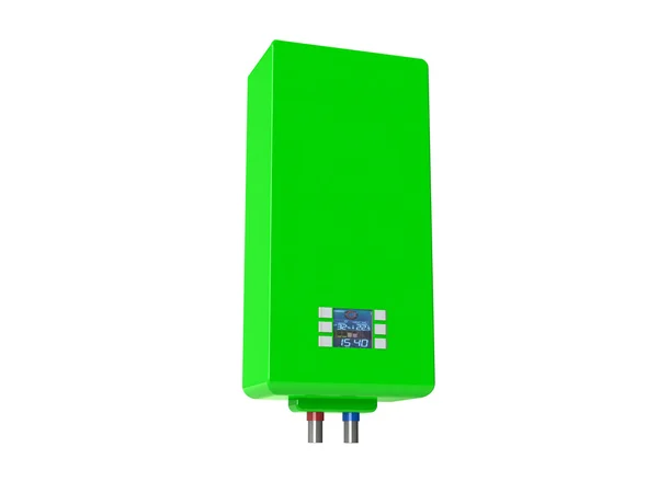 Электрический водонагреватель, изолированные на белом фоне Стоковое Изображение